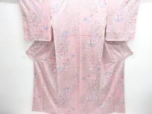 鼓に花模様小紋着物（内袖付き）